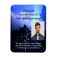 Memorial Photo Thank you Motorcycle Biker