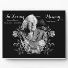 Memorial Photo Vintage Flower Remembrance Keepsake