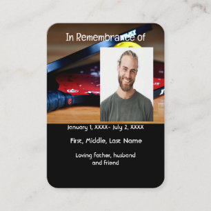 Memorial Pocket Card Pickleball Sport