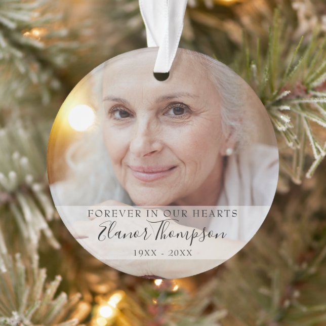 Mémorial pour toujours dans nos coeurs Photo Noël (Arbre)