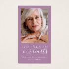 Memorial Prayer Card | Hydrangea Heart