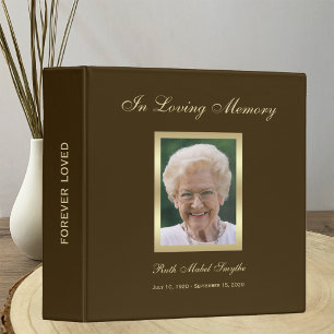 Memorial Remembrance Book - Personalized Binder