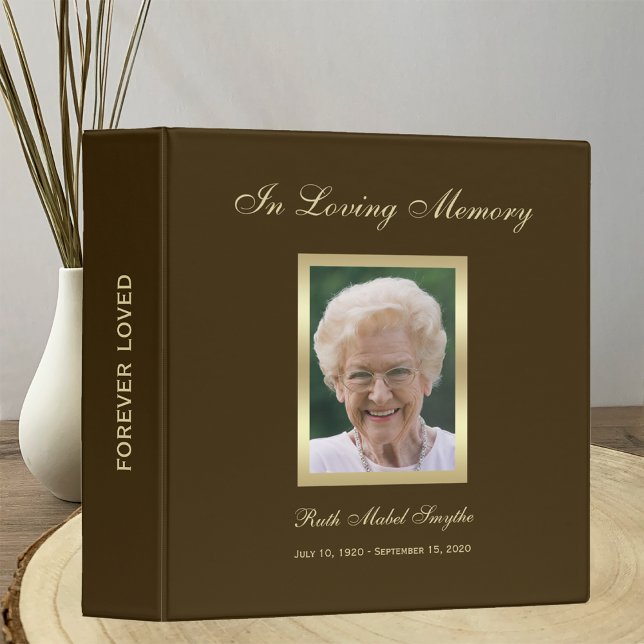 Memorial Remembrance Book - Personalized Binder (Creator Uploaded)