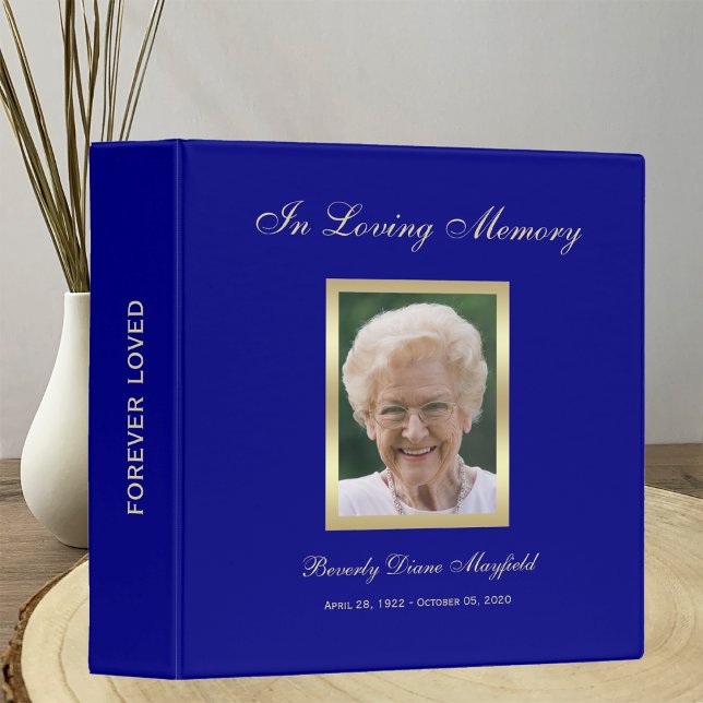 Memorial Remembrance Book - Personalized Binder (Creator Uploaded)