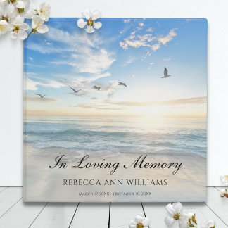 Memorial Remembrance Books - Personalized Binder