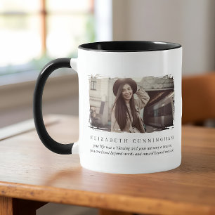 Memorial Remembrance Quote Custom Photo Mug