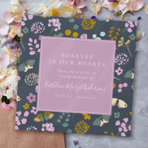 Memorial Seed Packet Wildflower Butterflies