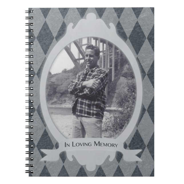 memorial service guest book (Front)