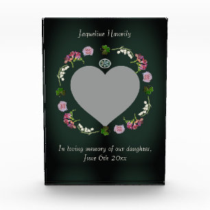 Memorial Service, In Loving Memory Of Photo Heart
