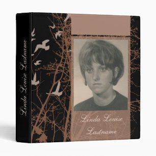 memorial silhouscreen night guest book binder