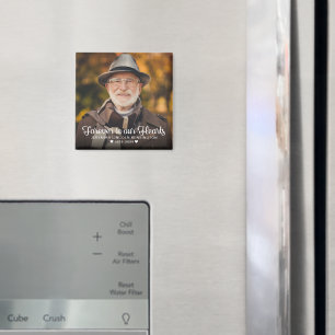 Memorial Sympathy Forever in our Hearts Photo Magnet