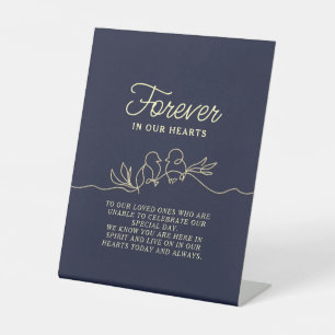 Memorial Table Pedestal Sign