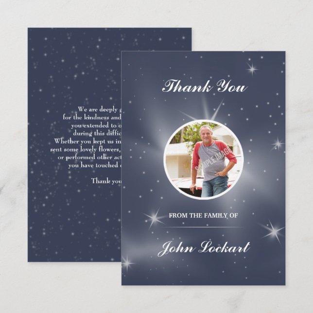 Memorial Thank You Card (Front/Back)