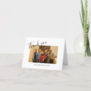 Memorial Thank you Classic Black and White