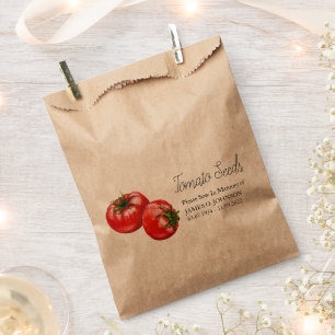Memorial Tomato Seed Funeral Favour Bag