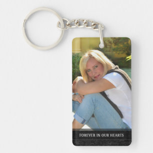 Memorial - Tree Scene Back - Missed Beyond Measure Keychain