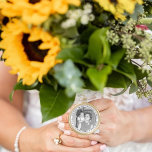 Memorial Wedding Bouquet Charm Bride Gold Plated Necklace<br><div class="desc">Honour a loved one’s memory on your special day with this gold-plated memorial wedding bouquet charm necklace. This elegant charm features a customizable photo, allowing you to carry a cherished person close as you walk down the aisle. Easily attach it to your bouquet or wear it as a necklace to...</div>