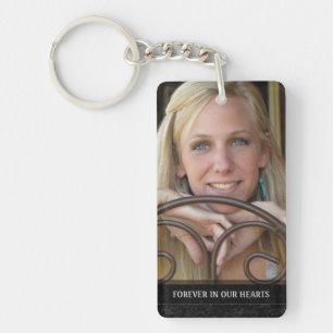 Memorial - White Back Dove - They Are Where We Are Keychain