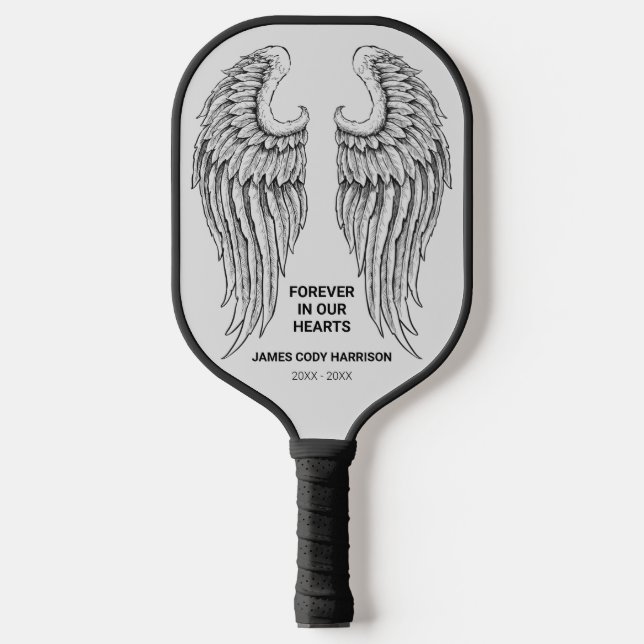 Memorial Wings Personalized Pickleball Paddle (Front)