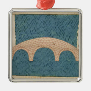 Memorie Turchesche' depicting the Galata Bridge Metal Ornament