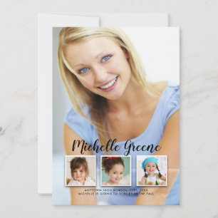 Memories 4 Photo Graduation Announcement