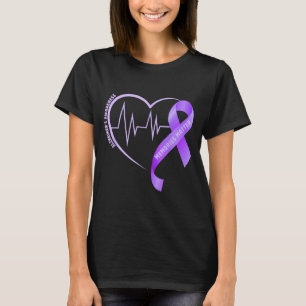 Memories alzheimer’s awareness purple ribbon T-Shirt