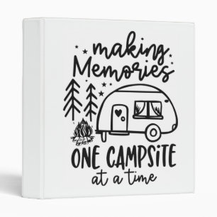 *MEMORIES AROUND CAMPFIRE* 3 RING BINDER