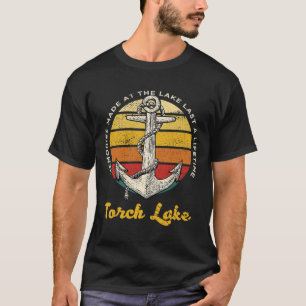 Memories At Torch Lake Last A Lifetime Camping Vac T-Shirt