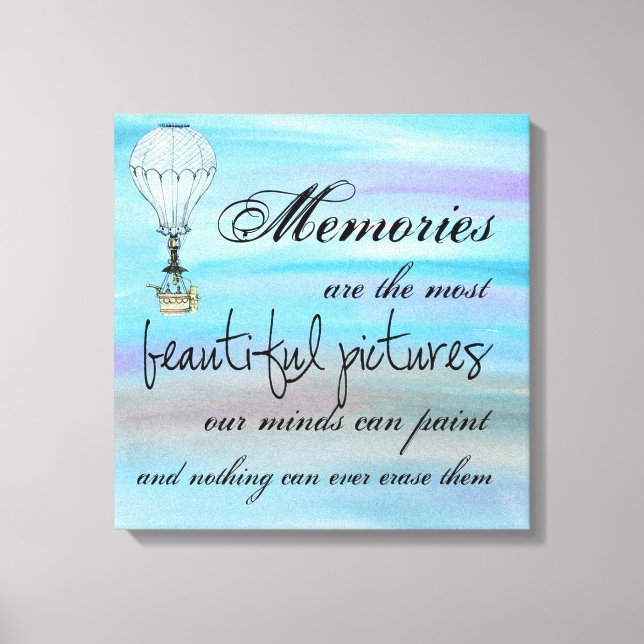 Memories Canvas Print (Front)