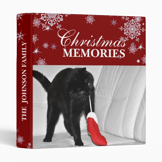 Memories  Christmas Photo Album Binder (Front/Spine)