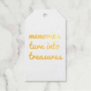 Memories Foil Gift Tag