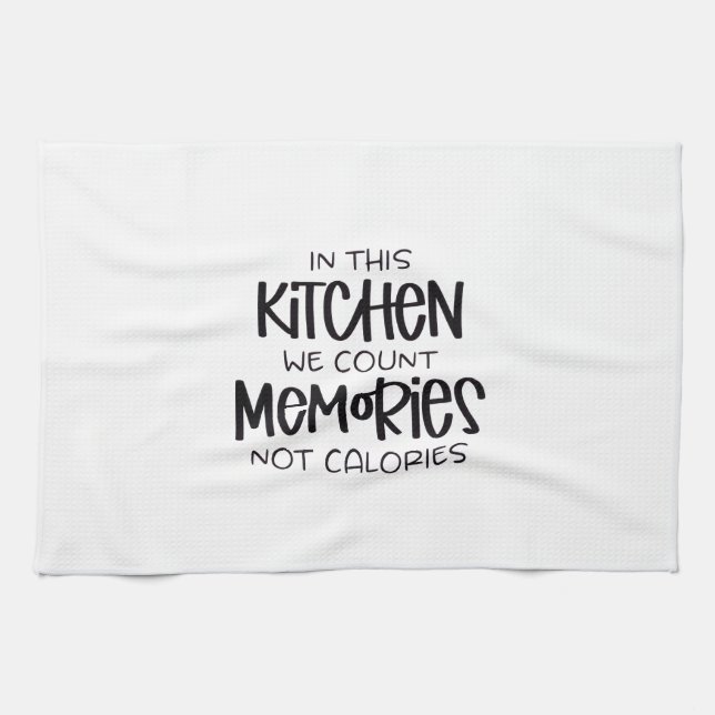 memories in kitchen towel (Horizontal)