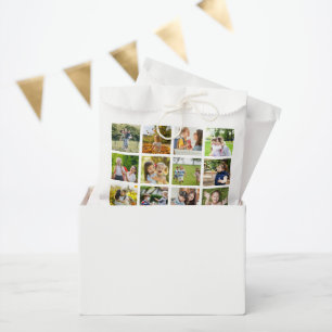 Memories in Motion: Customizable 16 Photo Collage Favour Bag