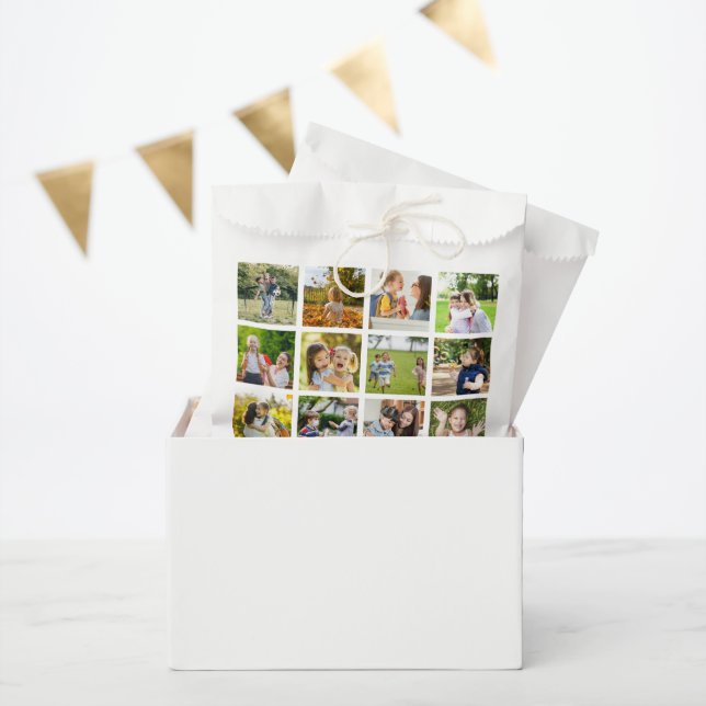 Memories in Motion: Customizable 16 Photo Collage Favour Bag (Party)