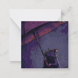 Memories in the Mist: Rat Rainy Day Adventures Card