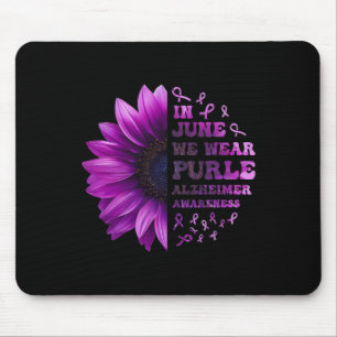 Memories Matter Alzheimer Purple Alzheimer's Awar Mouse Pad