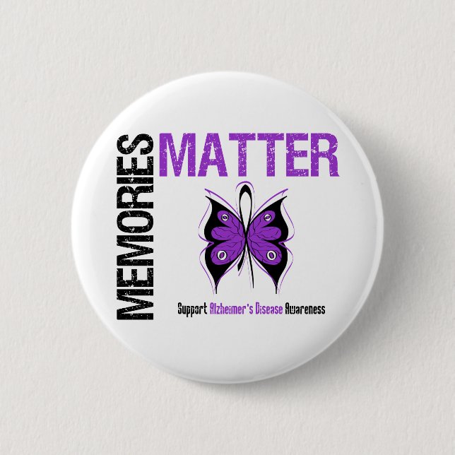 Memories Matters v2 Alzheimer's Disease 2 Inch Round Button (Front)