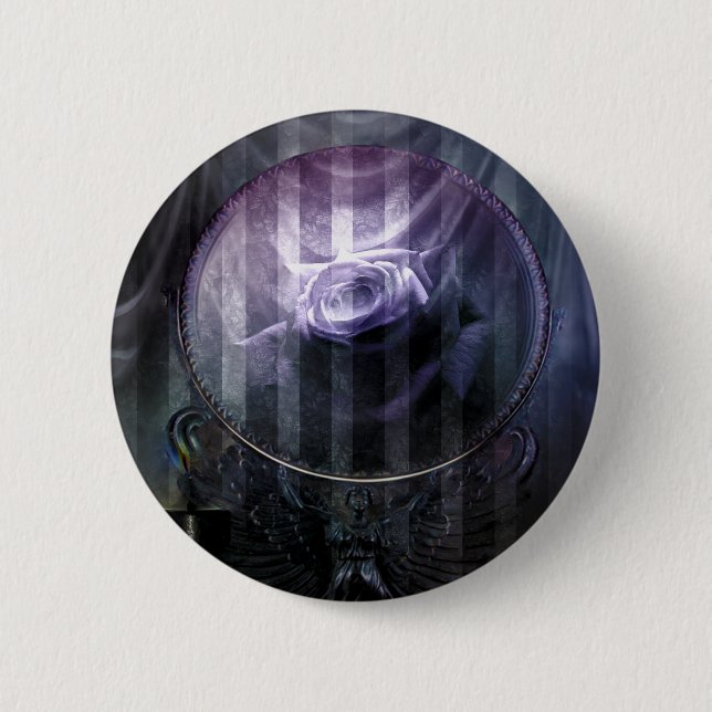 Memories Never Fade Goth Art 2 Inch Round Button (Front)