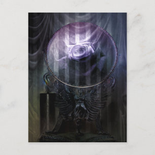 Memories Never Fade Goth Fantasy Signed Mini Print Postcard