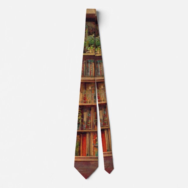 Memories of a library that never existed tie (Front)