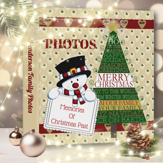 Memories Of Christmas Past Photo Binder (Creator Uploaded)