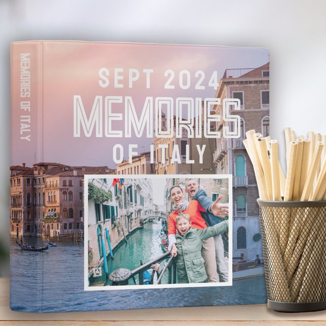 Memories of Italy Scrapbook Photo 3 Ring Binder (Creator Uploaded)