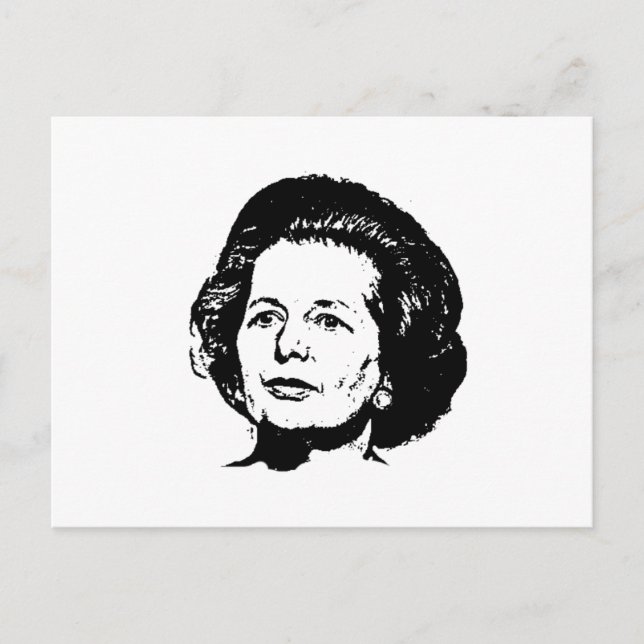 Memories of Margaret Thatcher Postcard (Front)