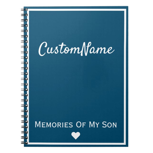 Memories Of My Son Journal (Front)