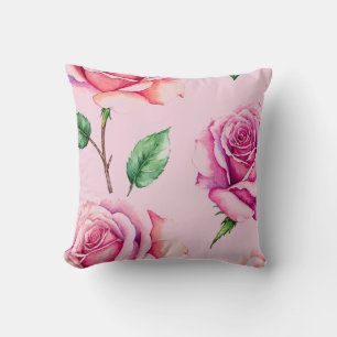 Memories of Roses Throw Pillow