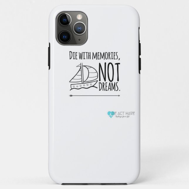 Memories over dreams (pop socket space) Case-Mate iPhone case (Back)