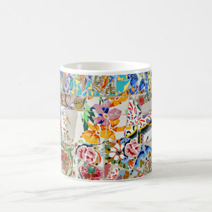 Memories. Park Güell. Great Mosaic. Part 1. Coffee Mug
