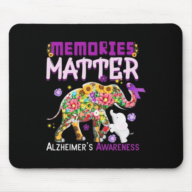 Memories Problem Heimer Heimer's Awareness  Mouse Pad (Front)