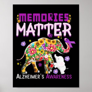 Memories Problem Heimer Heimer's Awareness Poster