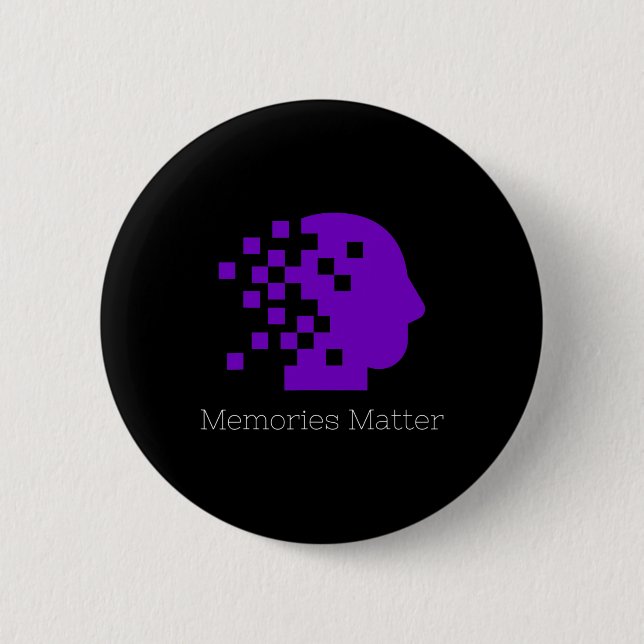 Memories Problem Heimerheimer  2 Inch Round Button (Front)